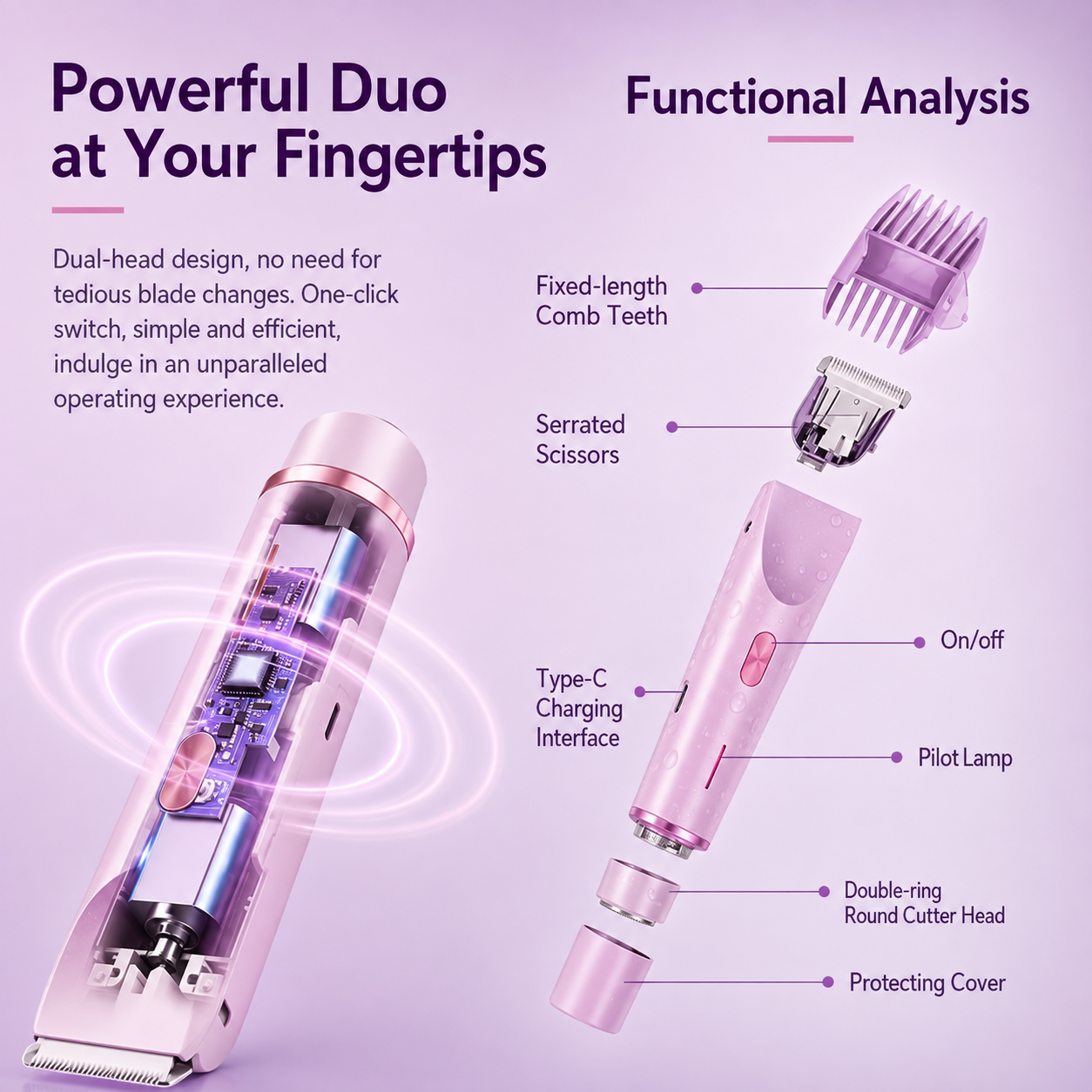 AUNA™ 2-IN-1 Trimmer & Shaver