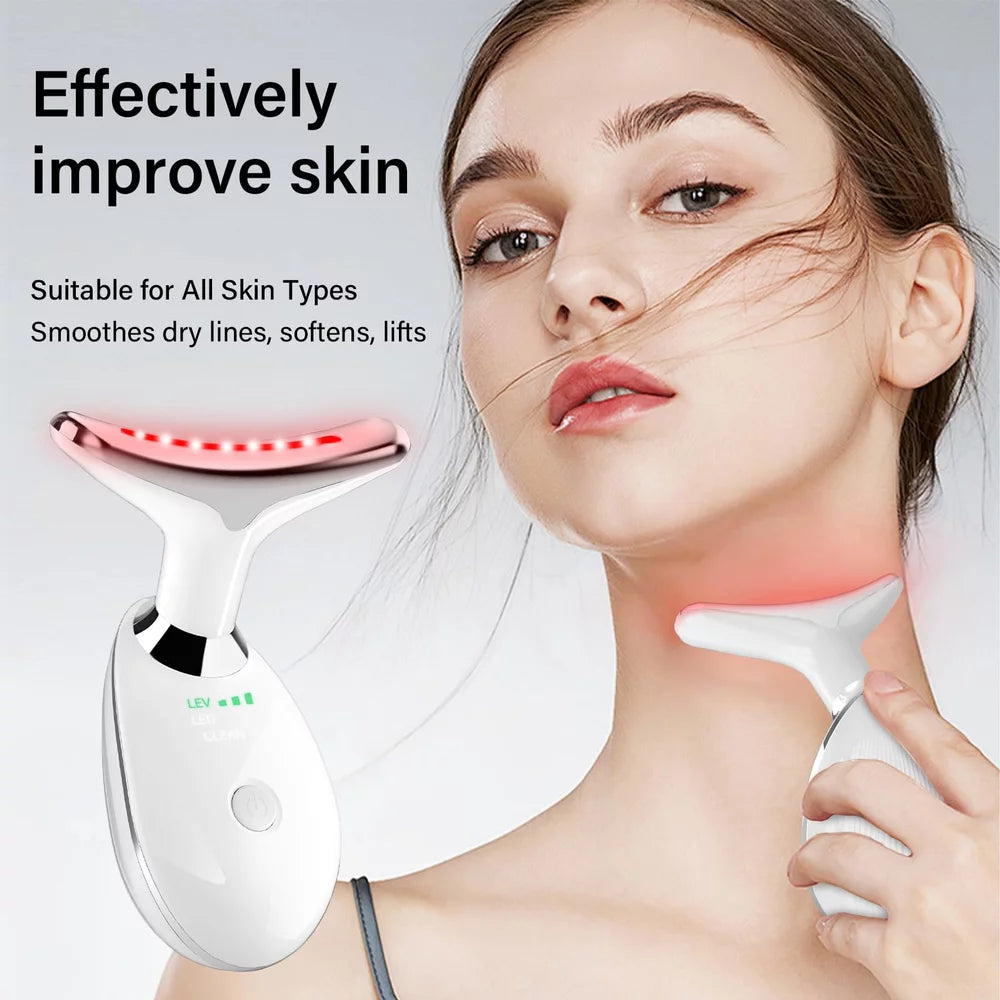 AUNA™ LED Face & Neck Massager