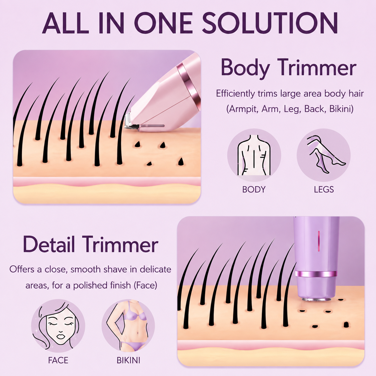 AUNA™ 2-IN-1 Trimmer & Shaver
