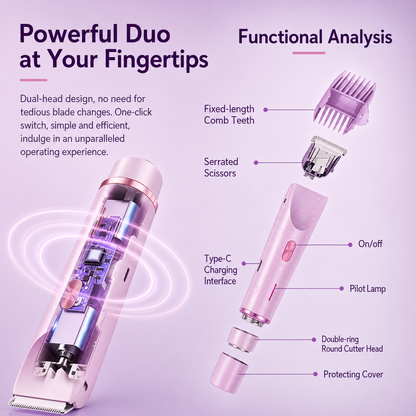 AUNA™ 2-IN-1 Trimmer & Shaver